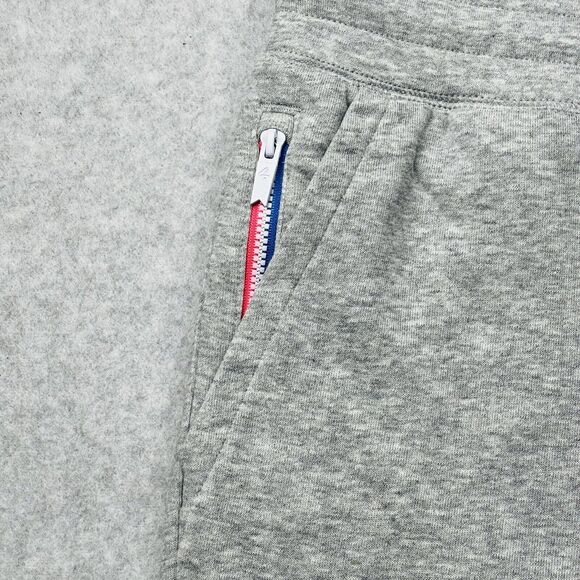 Fourlaps Rush Short Grey Heather Zip Pocket Cuff Active Loungewear Cozy Athletic - Picture 4 of 16